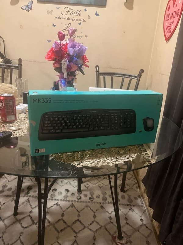 Logitech MK335 Full Size Wireless Keyboard and Mouse Combo