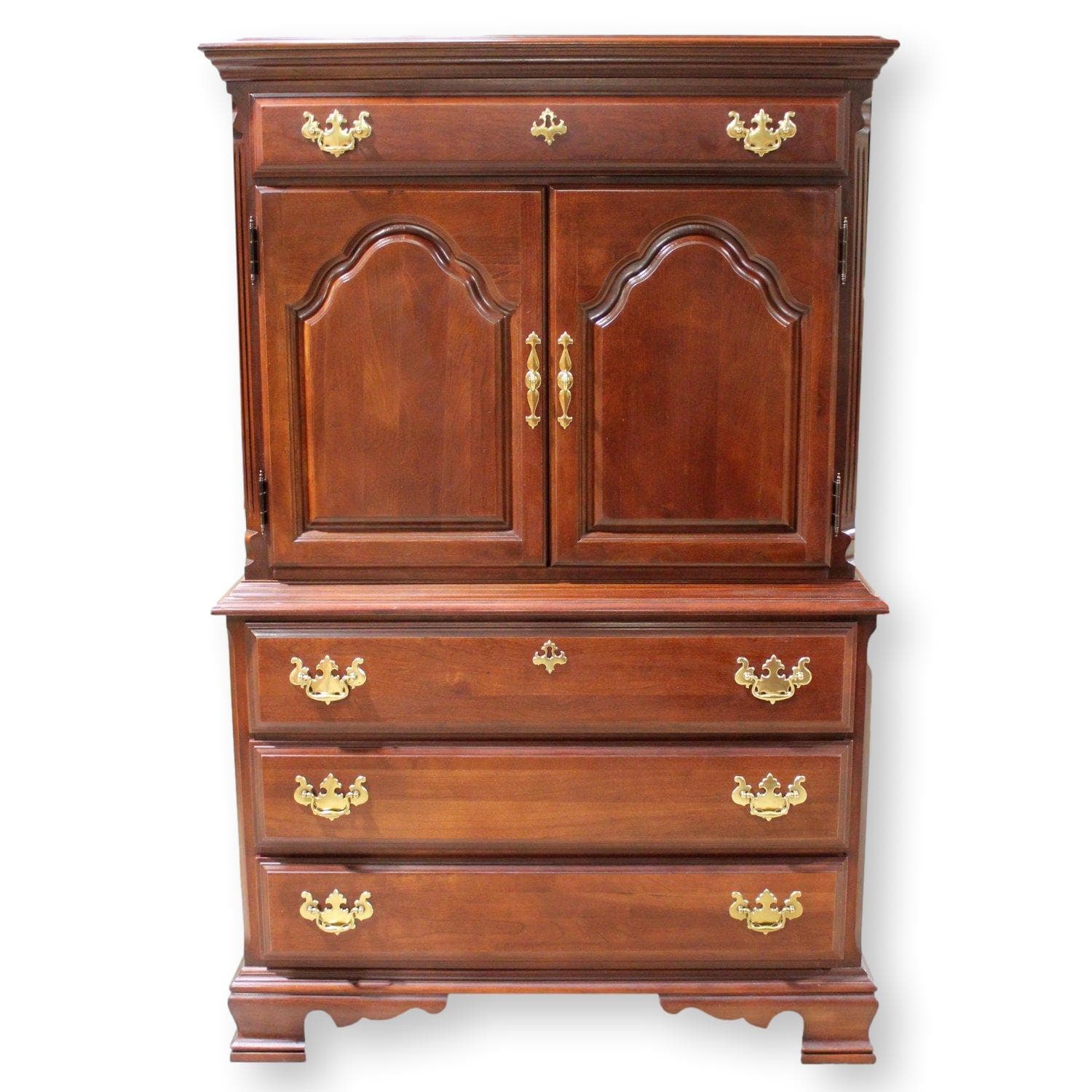Sumpter Furniture Mahogany Gentleman's Chest - Dark Cherry - Image 1