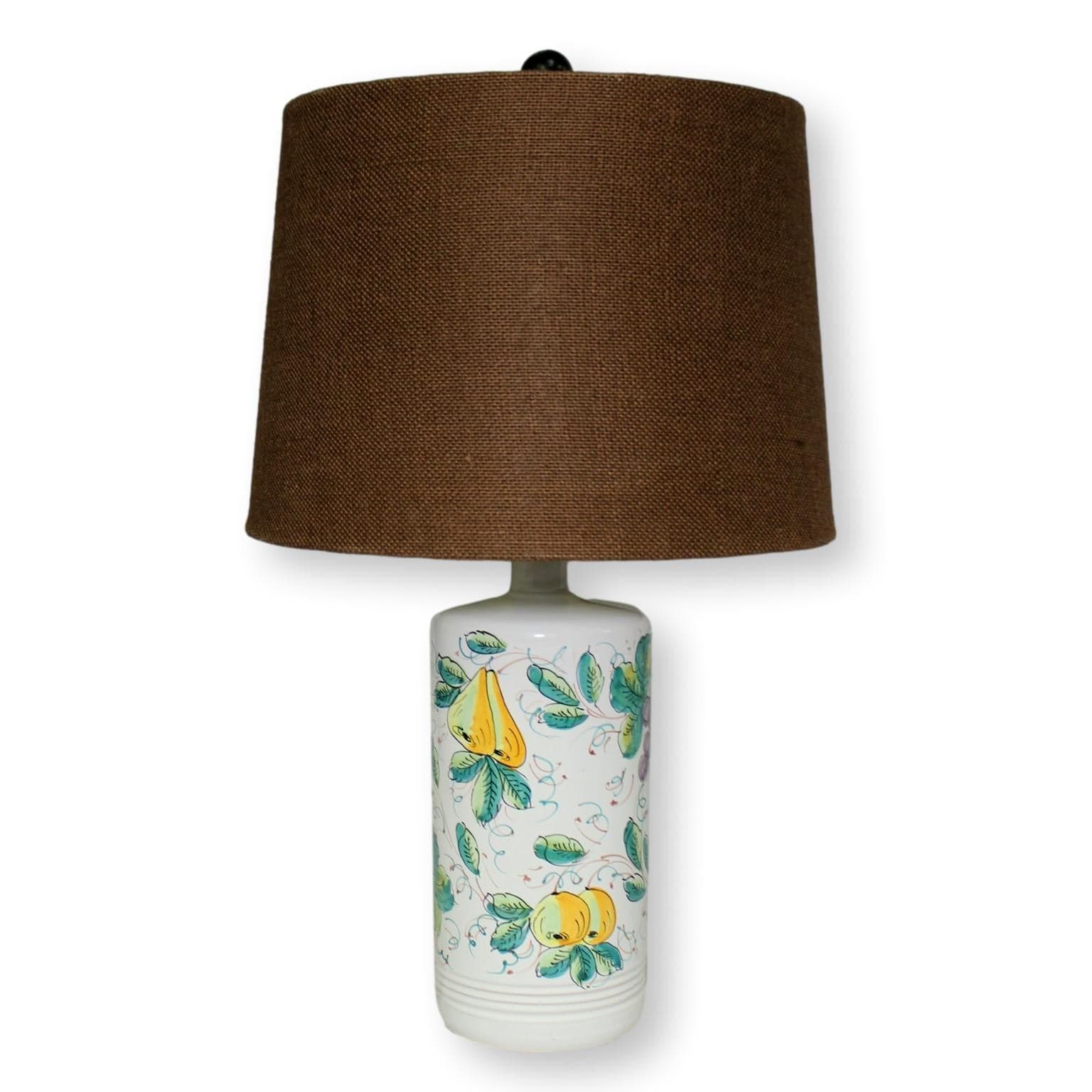Italian Hand Painted Ceramic Table Lamp - Thumbnail 2