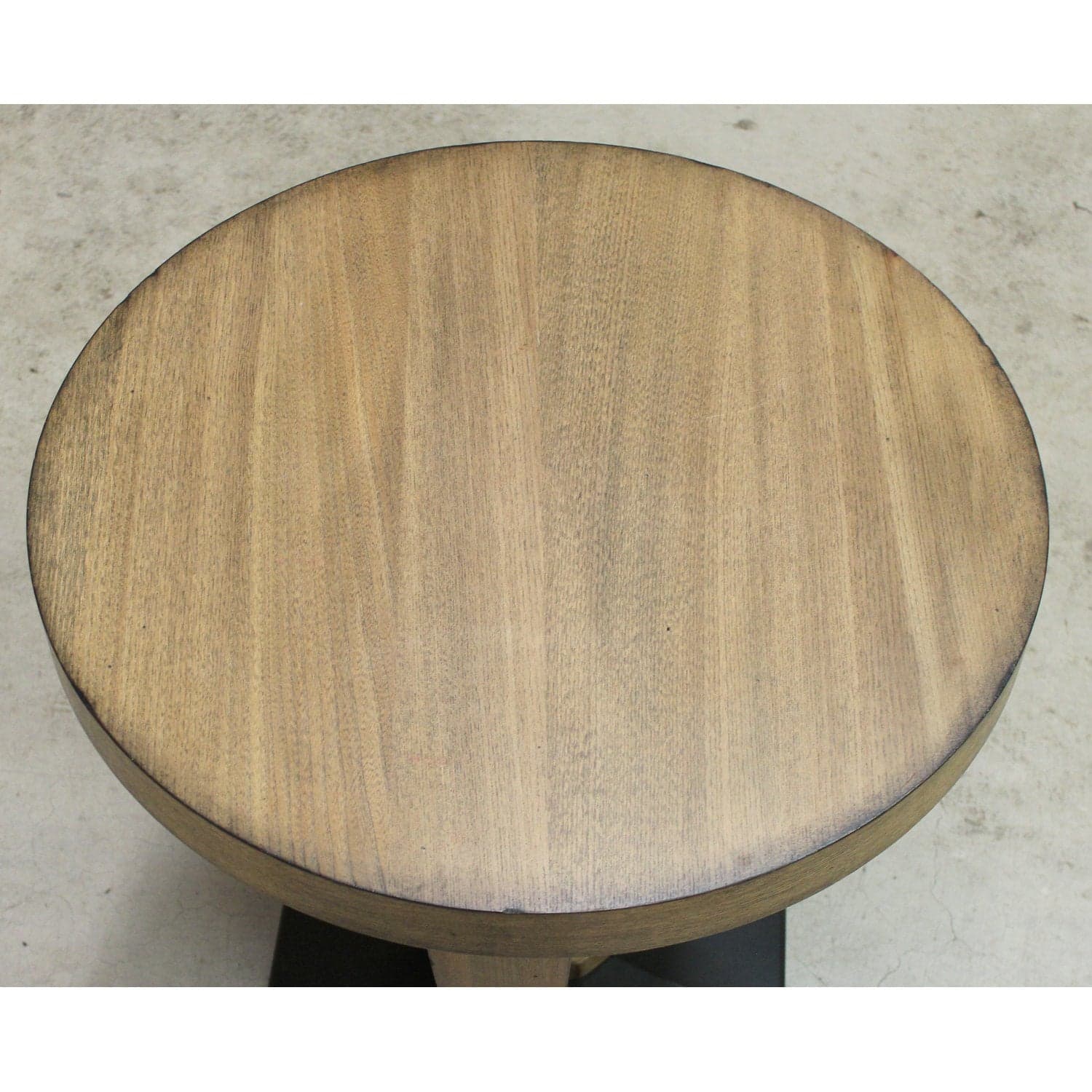 Round Accent Table w/Octagonal Base - Two-Tone - Thumbnail 2