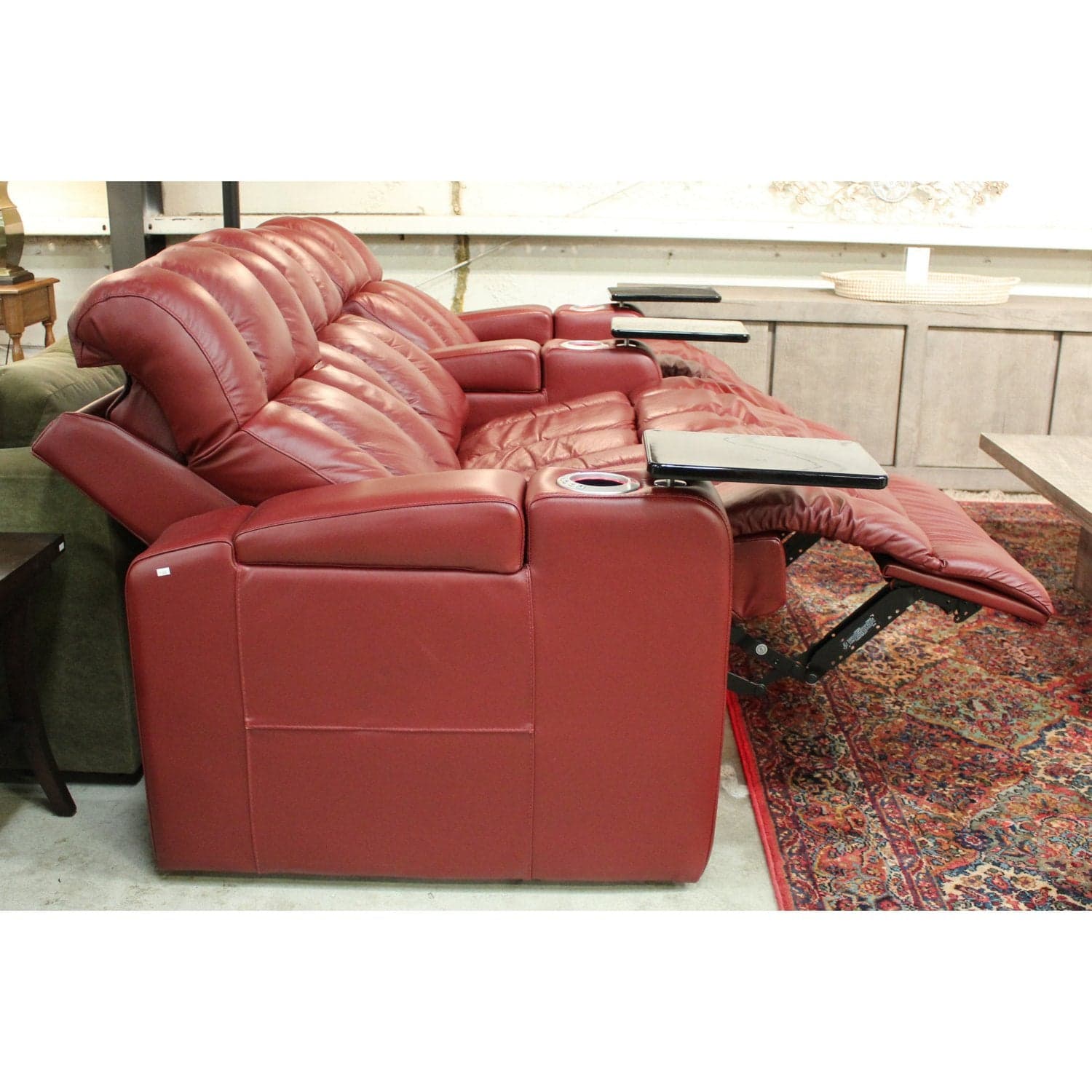 Palliser Ovation 3Pc. Theater Seating - Red - Thumbnail 4