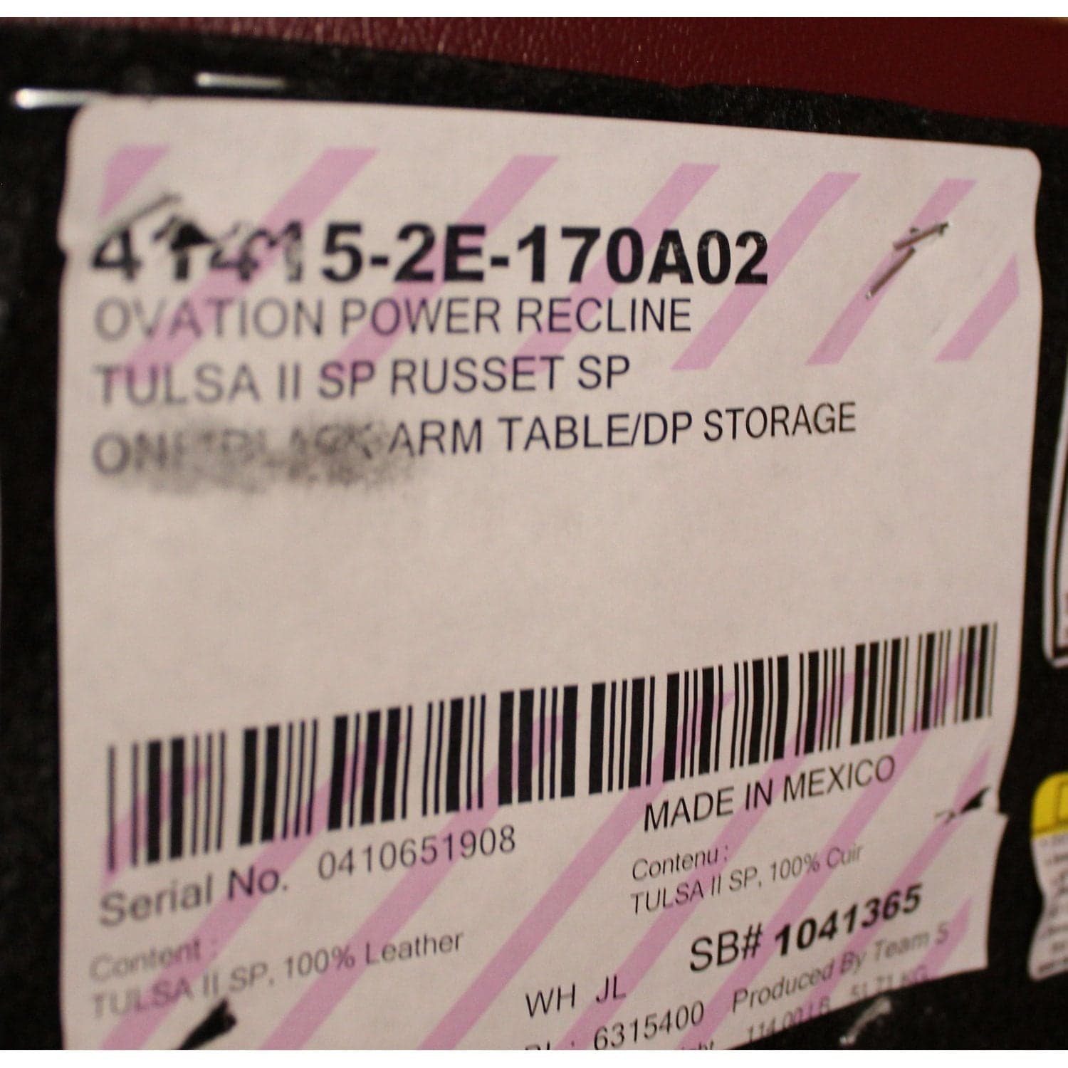 Palliser Ovation 3Pc. Theater Seating - Red - Thumbnail 7