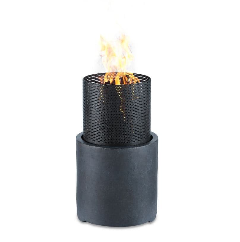 *NEW* 22" Wood Burning Faux Stone Fire Column - Thumbnail 2