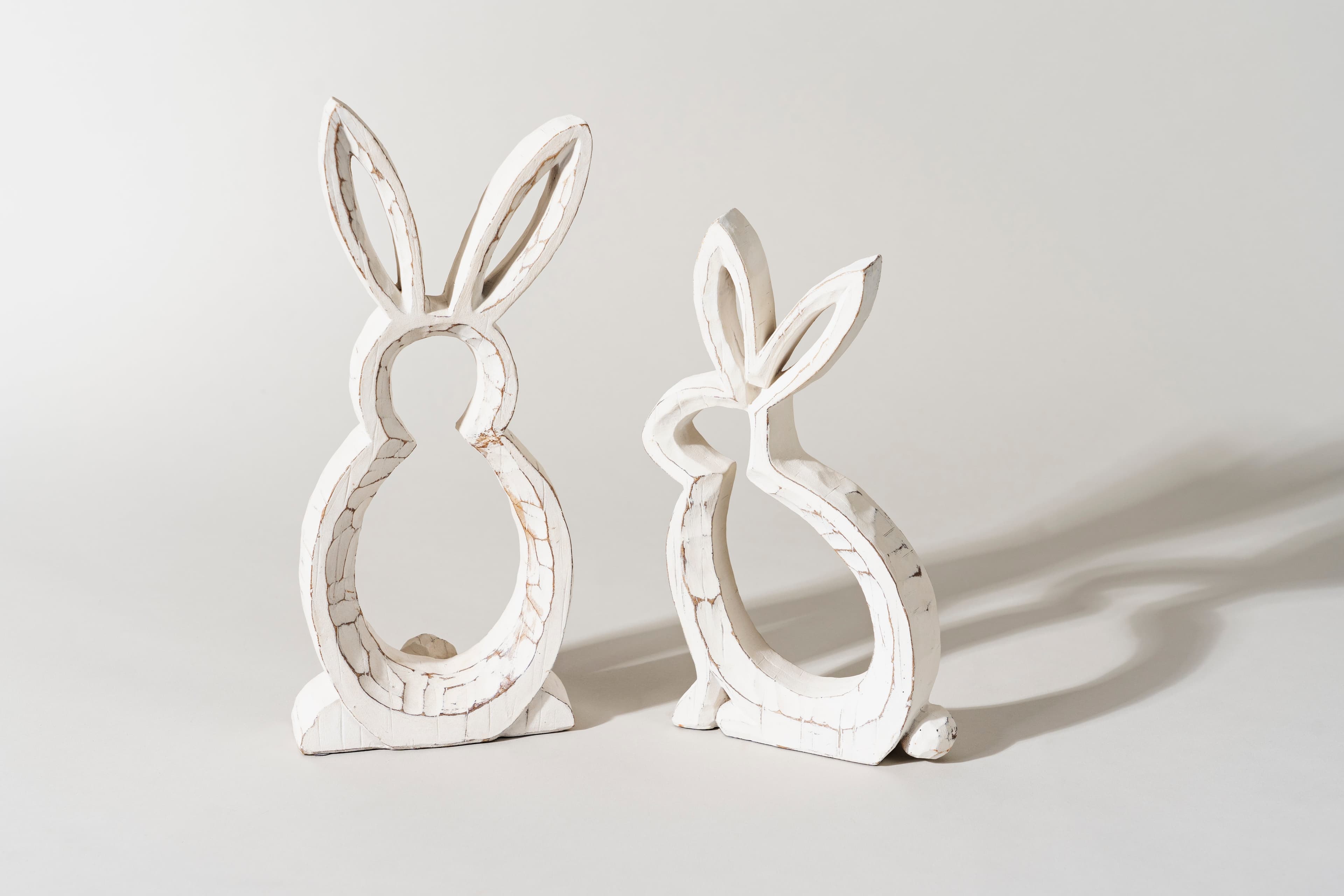 *NEW* Resin Bunny Outline/Set of 2 - Image 1