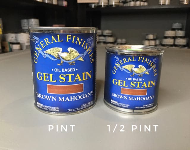 Brown Mahogany Gel Stain-Pint - Image 1