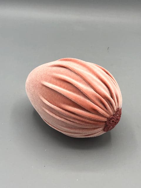 *NEW* Handmade Velvet Egg-Peach - Image 1