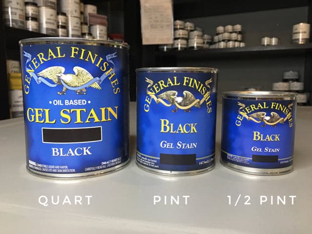 Black Gel Stain-Quart - Image 1