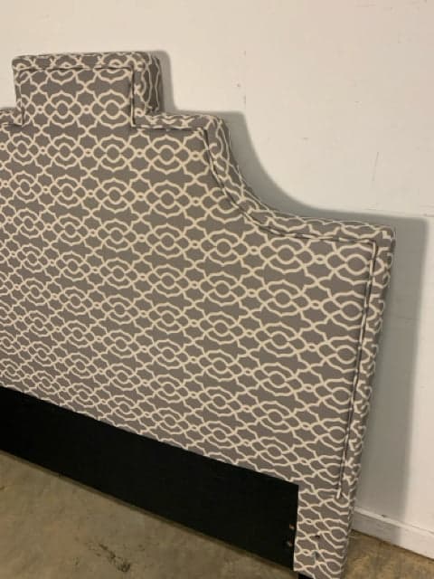Grey And Cream Queen Headboard - Thumbnail 2