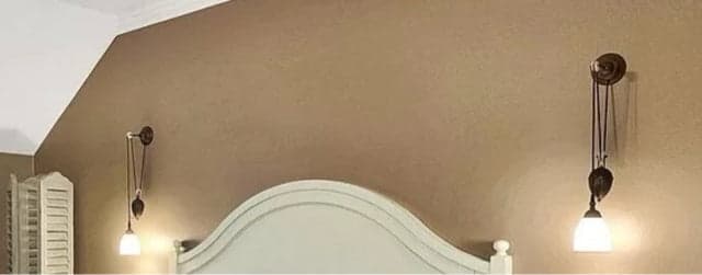 Set Of 2 Adjustable Metal And Glass Pulley Light Fixture - Image 1