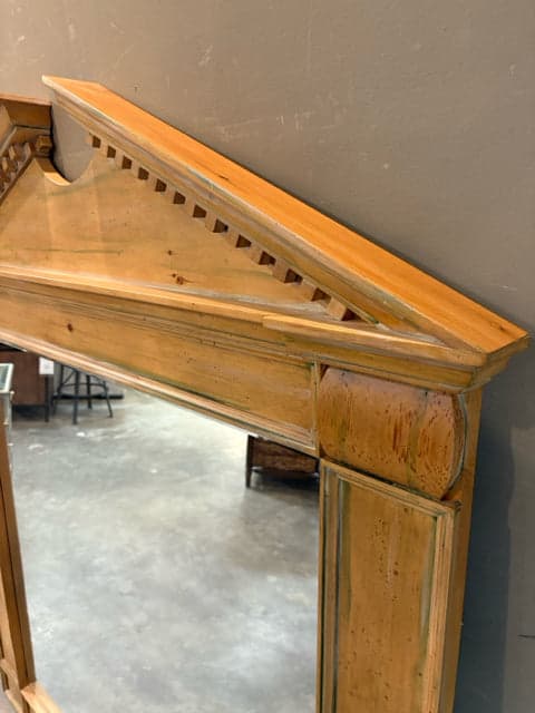 Light Wood Large Square Mirror - Thumbnail 2