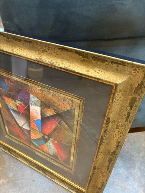 "Logo 2" By Eric Waugh Print In Gold Frame - Thumbnail 2