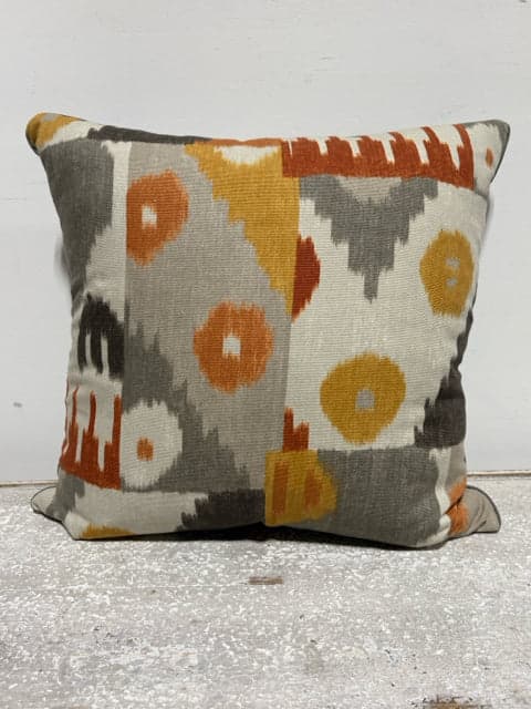 Warm Ikat Down Filled Pillow - Image 1