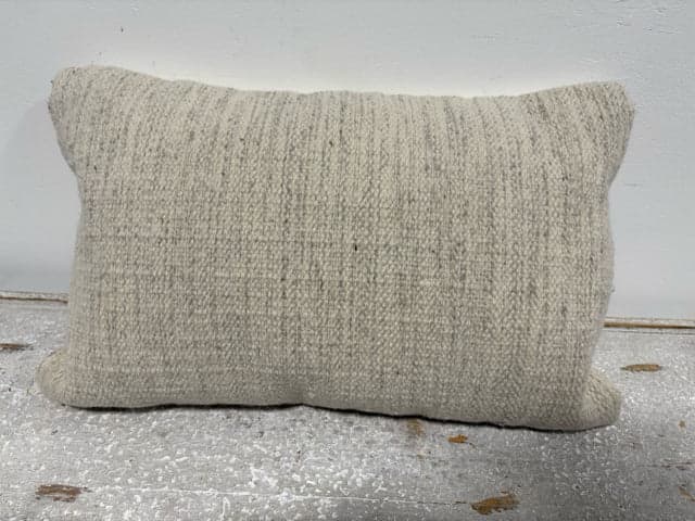 Restoration Hardware Cream Lumbar Pillow - Image 1