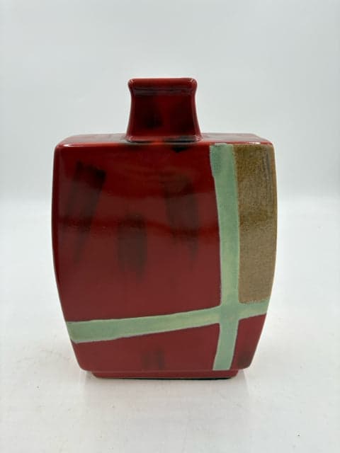 Pier 1 MCM Geometric Ceramic Vase - Image 1