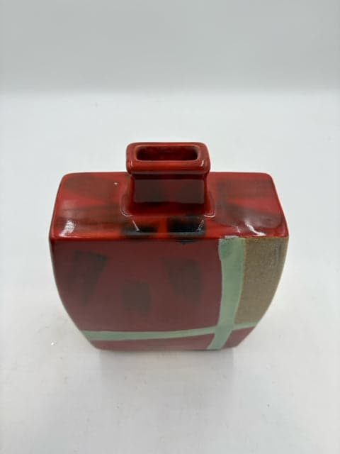 Pier 1 MCM Geometric Ceramic Vase - Thumbnail 2