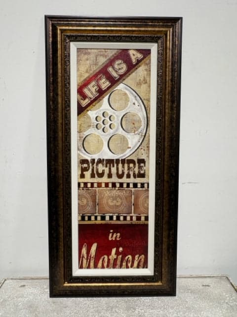 Life is a Picture in Motion Framed Print - Image 1