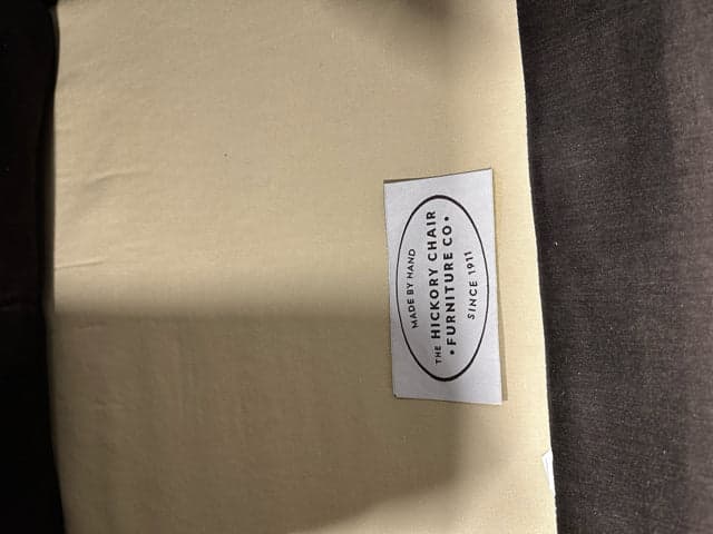 Hickory Chair Furniture Co. Brown Velvet Arm Chair - Thumbnail 4