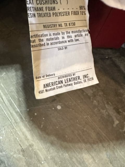 American Leather Red Row of 3 Reclining Home Theater Seats - Thumbnail 7