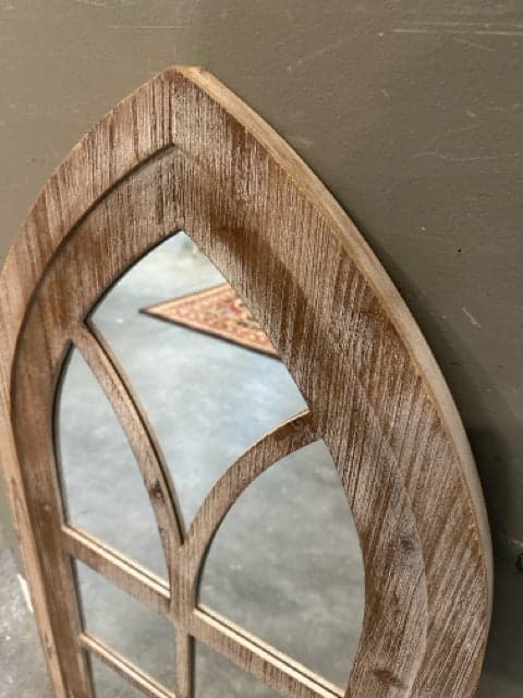 Arched Window Pane Wall Mirror - Thumbnail 2