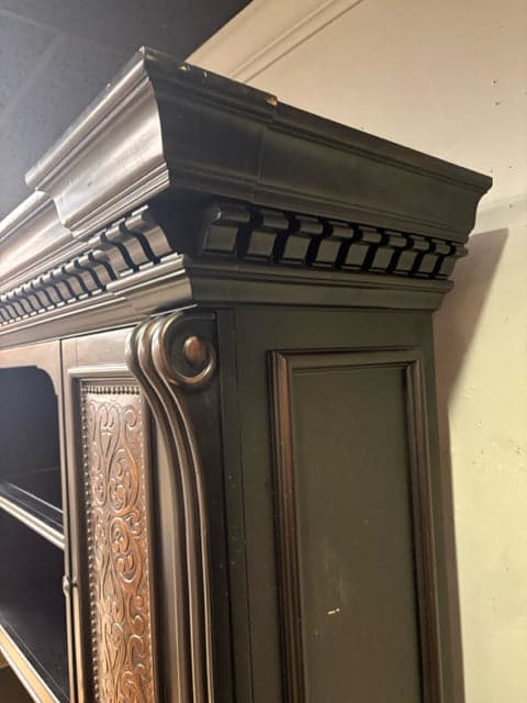 Hooker Computer Credenza Desk With Hutch - Thumbnail 4