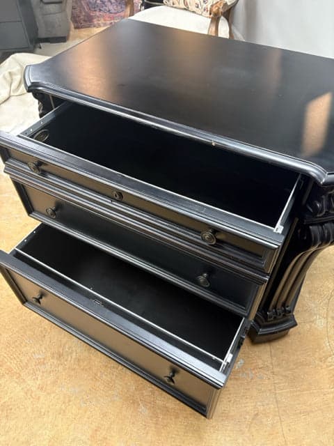 Hooker Black 2 Drawer Filing Cabinet - Thumbnail 3