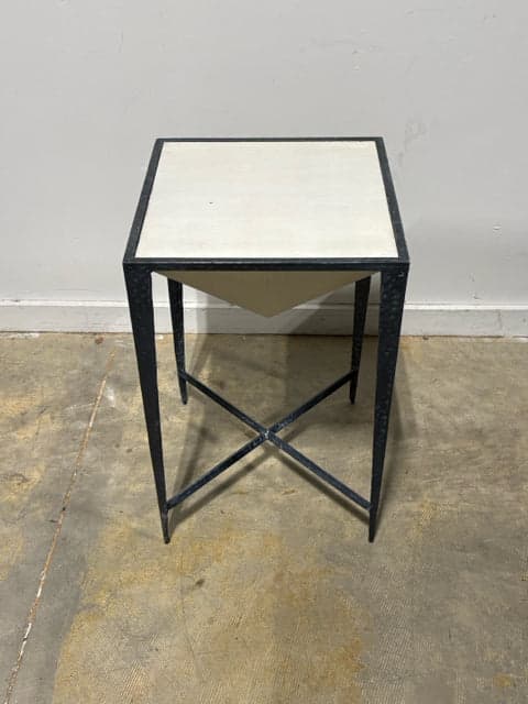 Gabby Home Elway Metal Base Accent Table - Thumbnail 2