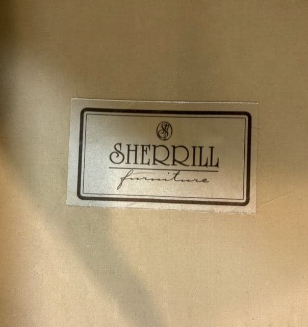 Sherrill 3 Cushion Sofa with Brass Nailheads - Thumbnail 3