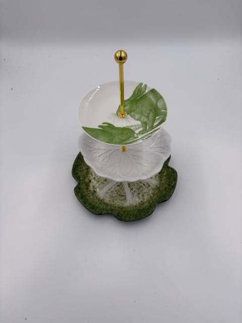 Green Cabbage 3 Tier Serving Tray - Thumbnail 2