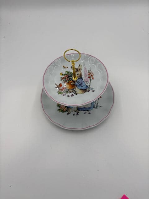 Mama & Peter Rabbit 2 Tier Serving Tray - Thumbnail 2