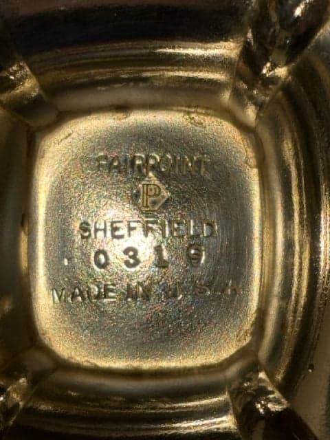 Pairpoint Sheffield Silver Plated Sugar Bowl - Thumbnail 3