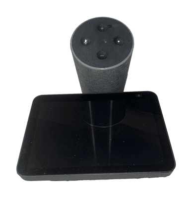 Amazon Echo Show 8 2nd Gen & Echo 2nd Gen Speaker Lot (No Power Cords) - Image 1