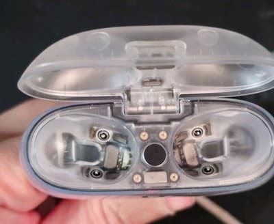 Apple Beats Studio Buds+ CASE ONLY Transparent Clear A2870 Beats By Dre - Thumbnail 4