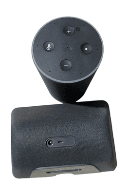 Amazon Echo Show 8 2nd Gen & Echo 2nd Gen Speaker Lot (No Power Cords) - Thumbnail 2