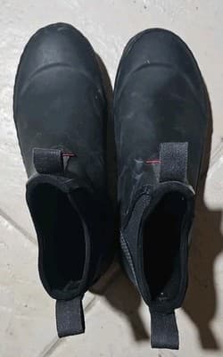 Sperry Float Ankle Duck Boots Black Waterproof Rubber Slip On Rainboots - Thumbnail 6