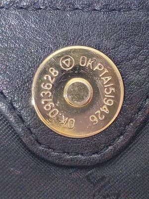 Authentic Calvin Klein Genuine Leather Crossbody/Shoulder Bag, Small, Black Gold - Thumbnail 5