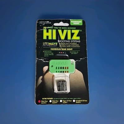 HIVIZ LiteWave Handgun Rear Sight for GLOCK 9MM 40 AND .357 (New-Unopened) - Image 1