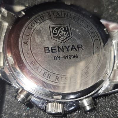 Benyar Mens BY-5160M Chronograph Date Quartz Watch - Thumbnail 6