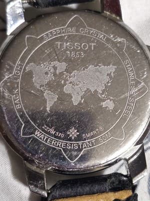 Tissot Navigator 3000 44mm Steel Black Dial Mens Quartz Watch - Thumbnail 3