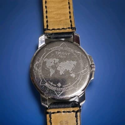 Tissot Navigator 3000 44mm Steel Black Dial Mens Quartz Watch - Thumbnail 6