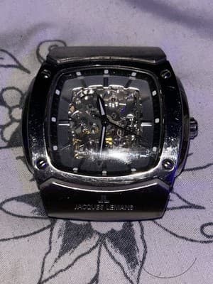 Jacques Lemans Watch JL 1-1210 All Stainless Steel 3ATM Automatic (No Band) - Thumbnail 3