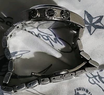 Swiss ESQ By Movado Men's 13 Jewel Multifunction Quartz Watch Brand New Battery - Thumbnail 3