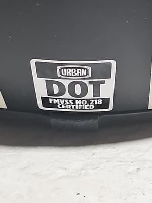 Bell Custom 500 Helmet White Medium with 3-snap Bubble Shield - Thumbnail 7