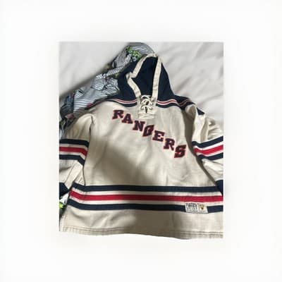 Old Time Hockey NHL NY Rangers Hoodie - Thumbnail 2
