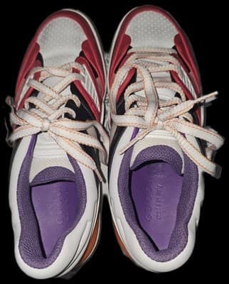 Size 12 - Gucci Basket Red Black Demetra Comes With Box And Extra Laces - Thumbnail 2