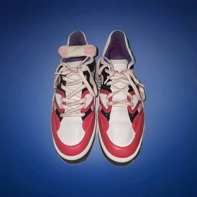 Size 12 - Gucci Basket Red Black Demetra Comes With Box And Extra Laces - Thumbnail 3