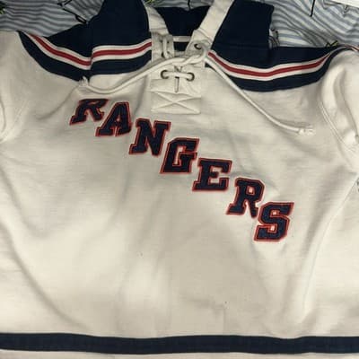 Old Time Hockey NHL NY Rangers Hoodie - Thumbnail 7