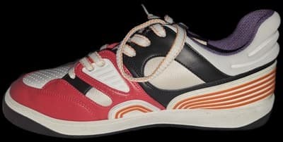 Size 12 - Gucci Basket Red Black Demetra Comes With Box And Extra Laces - Thumbnail 8