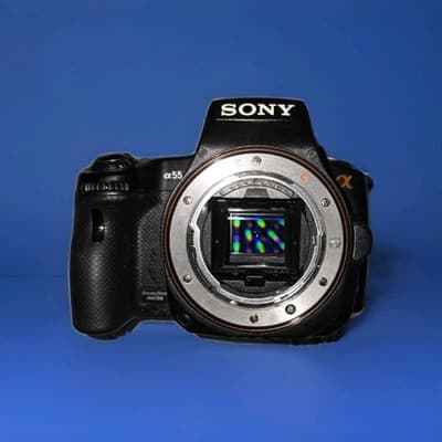 Sony Alpha α55 SLT-A55V Digital SLR body + Battery (No Charger Or Lens) - Image 1
