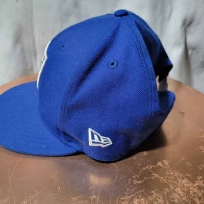 Las Vegas Raiders NFL Snapback Hat By New Era 9FIFTY Southern Cali Blue Colorway - Thumbnail 2