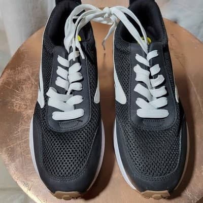 DV Dolce Vita Women's Bynx Sneakers Black and White (Size 9) - Thumbnail 2